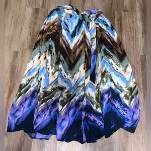 Women's Her Destiny Multi Colored Tie Dye Style Flowing Skirt